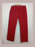 pantalón Levis rojo w38 l32 talla 48