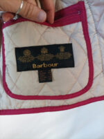 Chaleco acolchado fucsia Barbour talla 40