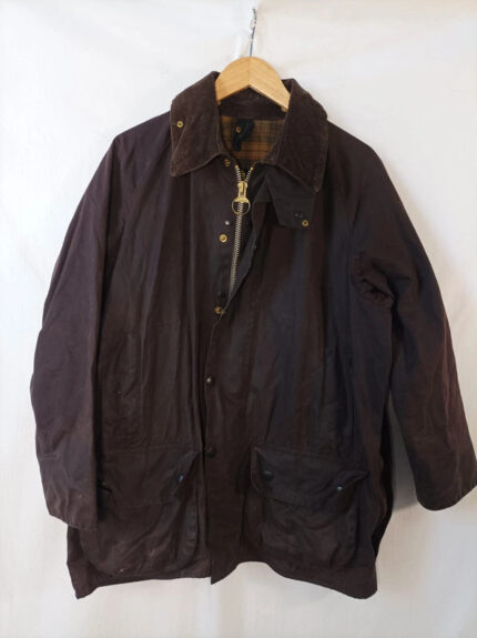 Chaqueta Barbour de cera marrón talla XL modelo beaufort
