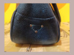 Bolso de piel Prada, azul.