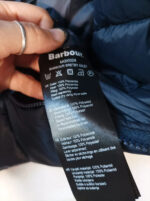 Chaleco acolchado Barbour azul oscuro talla M