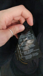Barbour International azul oscuro acolchada con forro talla XL