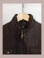 barbour marrón acolchada talla 40