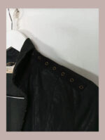 camisa o chaqueta sobre camisa negra just cavalli talla xs vintage y2k