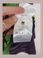 Camiseta jersey Missoni rayas verdes y azules talla S