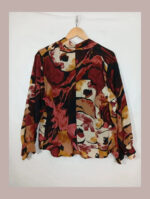 camisa marella estampada talla xL acetato y seda