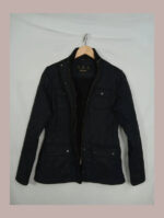 cazadora Barbour negra acolchada talla 38