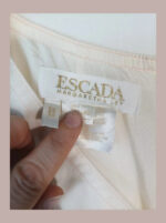 Vestido blanco Escada talla 40