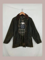 barbour de cera verde bedale c36/91cm talla 36