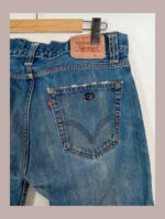 levis azul 506 w36 l34 talla 46 pantalones vaqueros distressed
