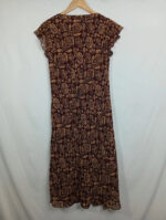 vestido Elena miro marrón flores talla m