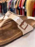 Birkenstock blancas sandalias de dedo talla 39