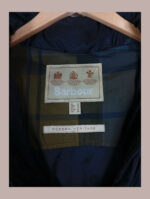 abrigo largo Barbour acolchado azul marino talla 42
