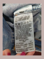 levis azul 506 w36 l34 talla 46 pantalones vaqueros distressed