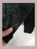 camisa o chaqueta sobre camisa negra just cavalli talla xs vintage y2k