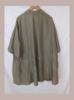 Camisa larga fina de seda Max Mara talla 40