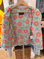 Vaquera fendi distressed forro de flores muy usada talla s