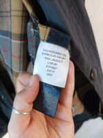 Chaqueta de cera Barbour ashby wax negra talla L