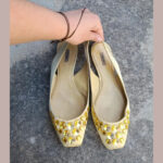 Miu miu bailarinas abiertas tipo sandalias talla 38 amarillas