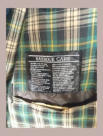 barbour de cera marrón solway zipper 91cm/36in talla s