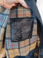 Chaqueta de cera Barbour ashby wax negra talla L