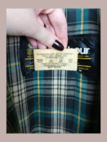 barbour de cera marrón solway zipper 91cm/36in talla s
