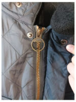 Barbour international azul con forro negro acolchada talla XXL Modelo ariel polarquilt