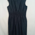 vestido azul marino Calvin Klein talla 12 o L