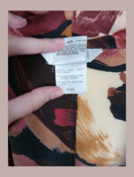 camisa marella estampada talla xL acetato y seda