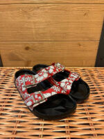 Birkis by birkenstock talla 36 flores sandalias rojas