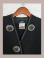 abrigo vintage en perfecto estado, gris tcd talla 40 lana