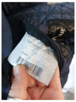 Barbour acolchada azul cuello de pana talla L modelo liddesdale