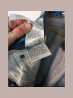 Levis 501 azul con desteñodos estéticos W31 L34 talla 42