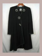 abrigo vintage en perfecto estado, gris tcd talla 40 lana
