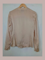 camisa beige seda pret a porter talla 42