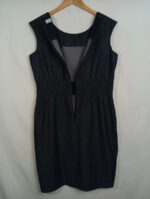 vestido azul marino Calvin Klein talla 12 o L