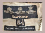 Chaqueta Barbour mujer, beige/marron con capucha de pelo Talla 40