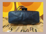 Bolso de piel Prada, azul.