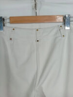 pantalón penny black blanco talla 40 capri vintage y2k 00s tobillero