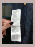 abrigo largo Barbour acolchado azul marino talla 42