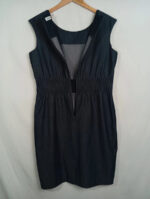 vestido azul marino Calvin Klein talla 12 o L