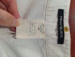 pantalón penny black blanco talla 40 capri vintage y2k 00s tobillero
