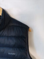 Chaleco acolchado Barbour azul oscuro talla M