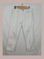 pantalón Burberry blanco talla w34 o talla 44