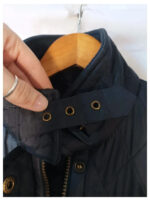 Barbour chaqueta International acolchada azul con cinturón talla 40