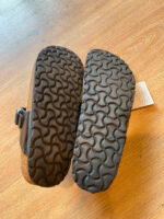 Sandalias Birkenstock marrón metálico talla 40