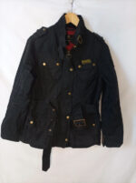 Chaqueta Barbour International negra talla 38