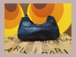 Bolso de piel Prada, azul.