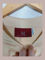 camisa beige seda pret a porter talla 42