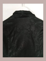camisa o chaqueta sobre camisa negra just cavalli talla xs vintage y2k